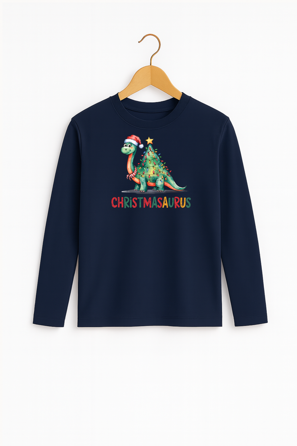Langarmshirt "Christmassaurus"