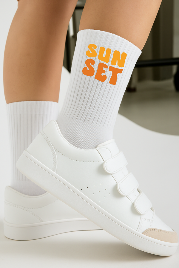 Sun Set Socken