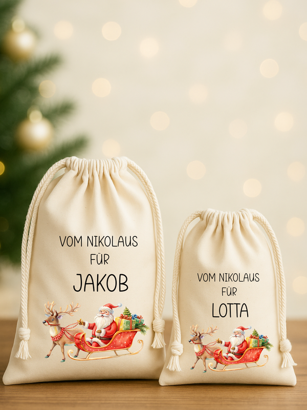 Personalisierter Nikolausbeutel