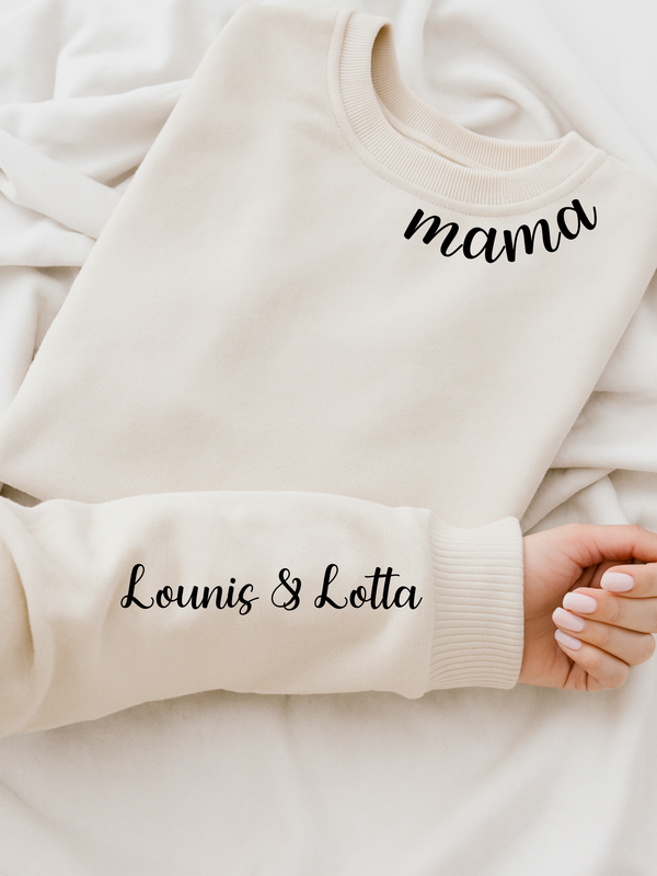 Personalisiertes Mama Sweatshirt
