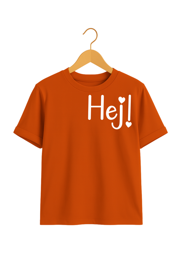 Oversize T-Shirt "Hej"