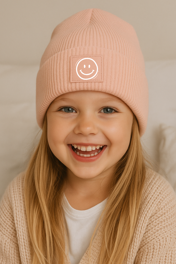 Strick-Mütze "Smiley"
