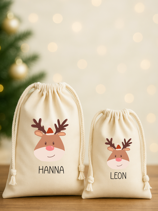 Personalisierter Geschenkbeutel Elch 2