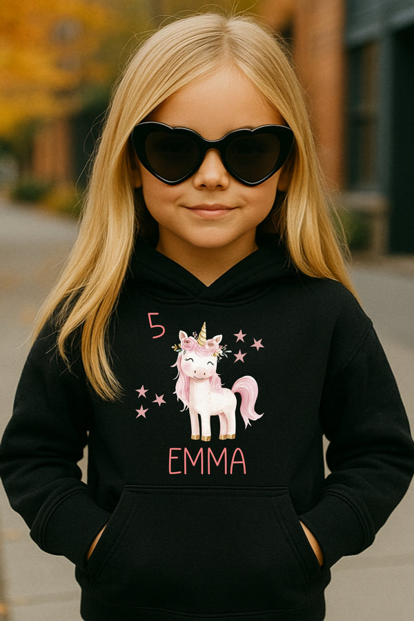 Geburtstags Hoodie Einhorn