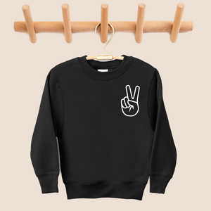 Peace ✌️ – Stylisches Sweatshirt für kleine Friedensstifter - Lounis