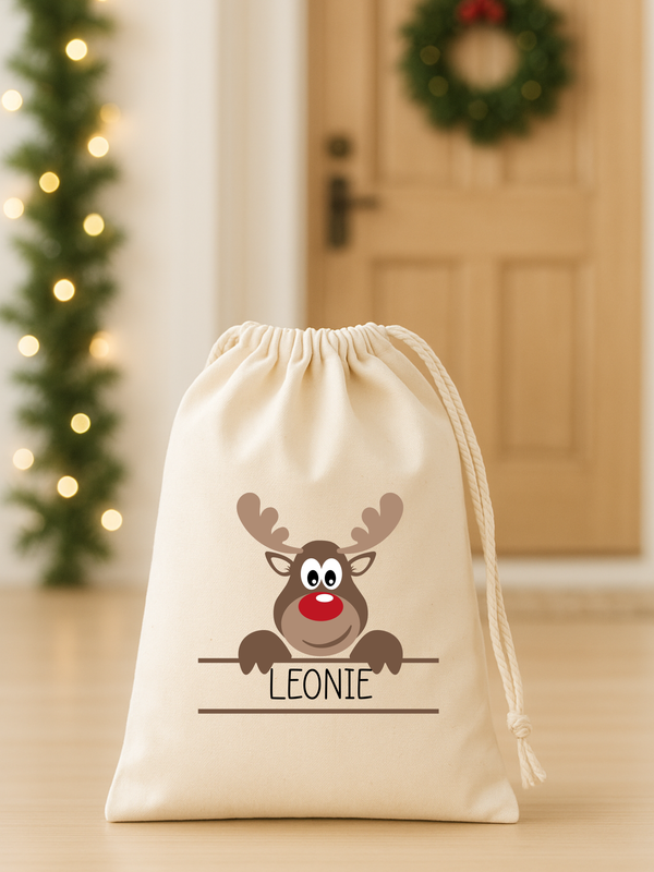 Personalisierter Geschenkbeutel Elch