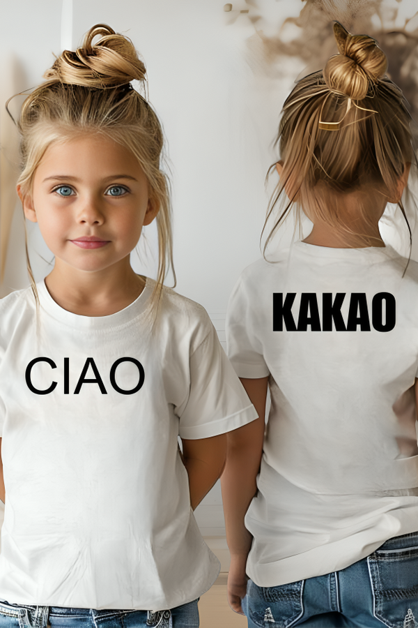 T-Shirt "Ciao Kakao" weiß