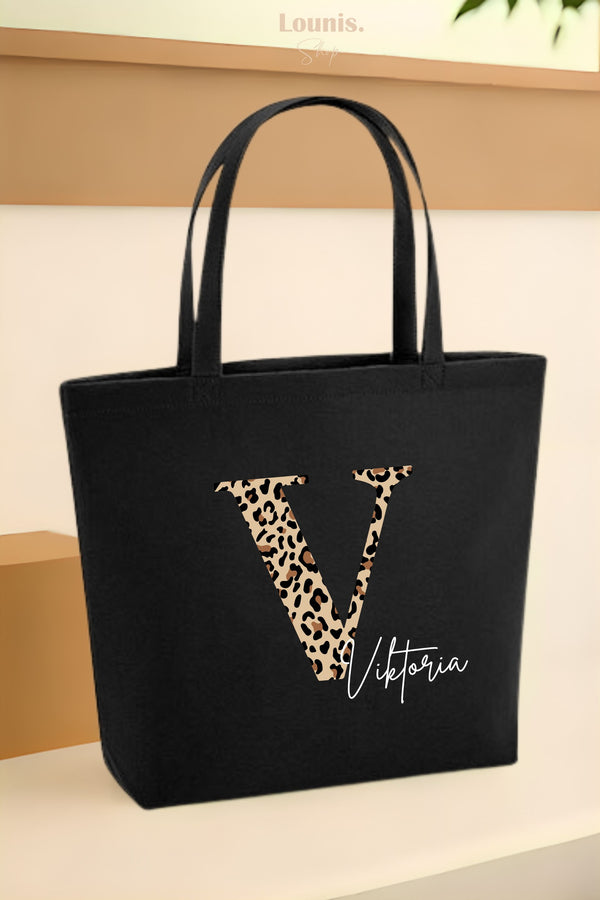 Personalisierte Filztasche mit Initial und Namen"Leo"