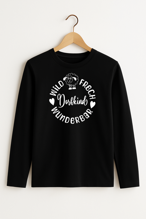 Langarmshirt  "Dorfkind"