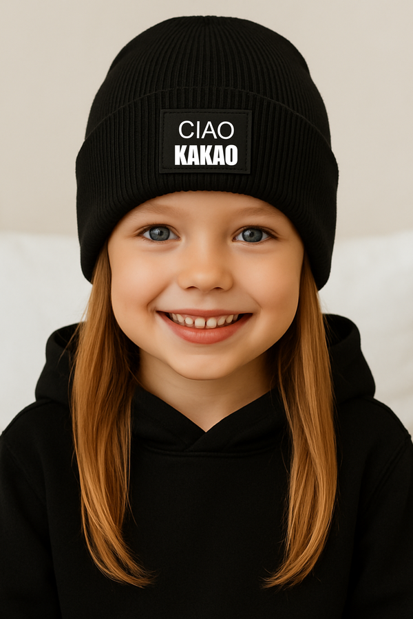 Strick-Mütze "Ciao Kakao"