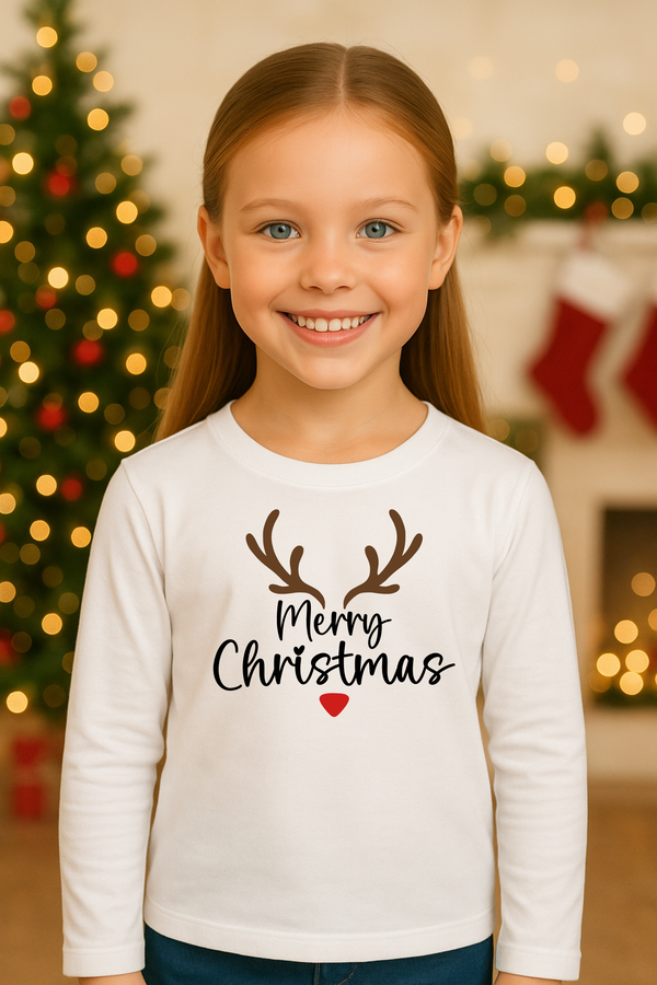Langarmshirt "Merry Christmas"