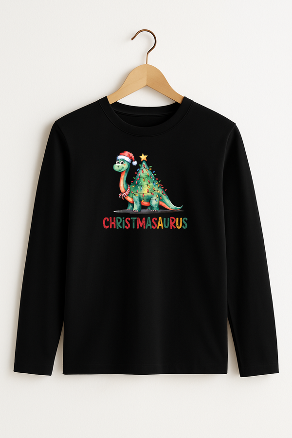 Langarmshirt "Christmassaurus"