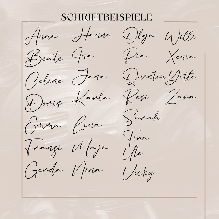 Personalisierte Jutetasche mit Initial und Namen - Lounis