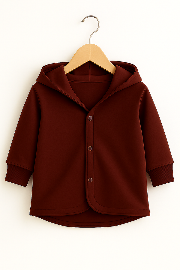 Kapuzenjacke für Babys und Kinder - choco
