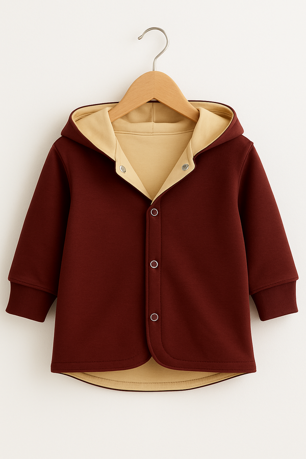 Wendejacke Beige/Chocolat