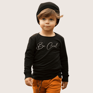 Langarmshirt "Be Cool" schwarz - Lounis