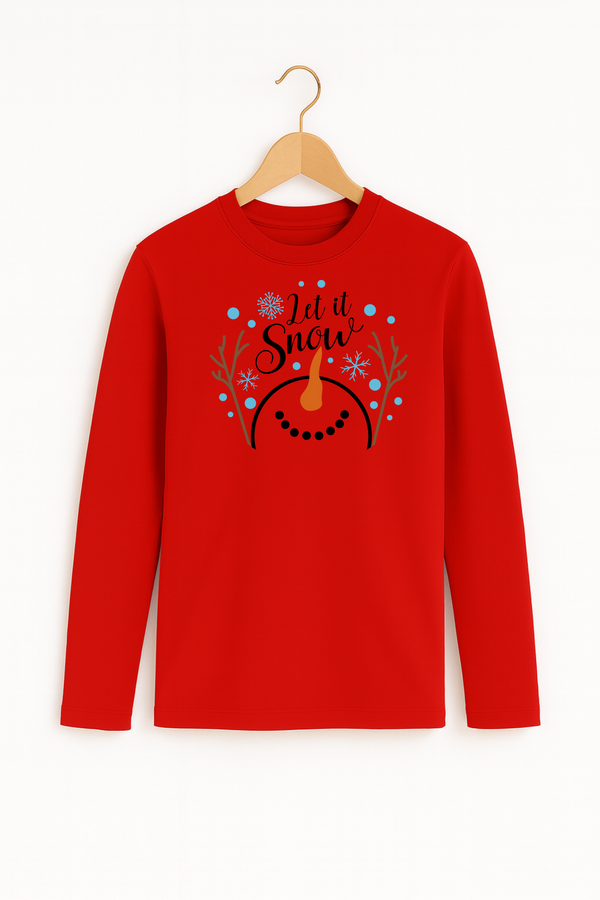 Let it Snow Langarmshirt ❄️