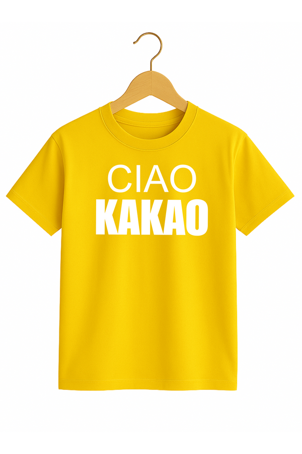 T-Shirt "Ciao Kakao" gelb