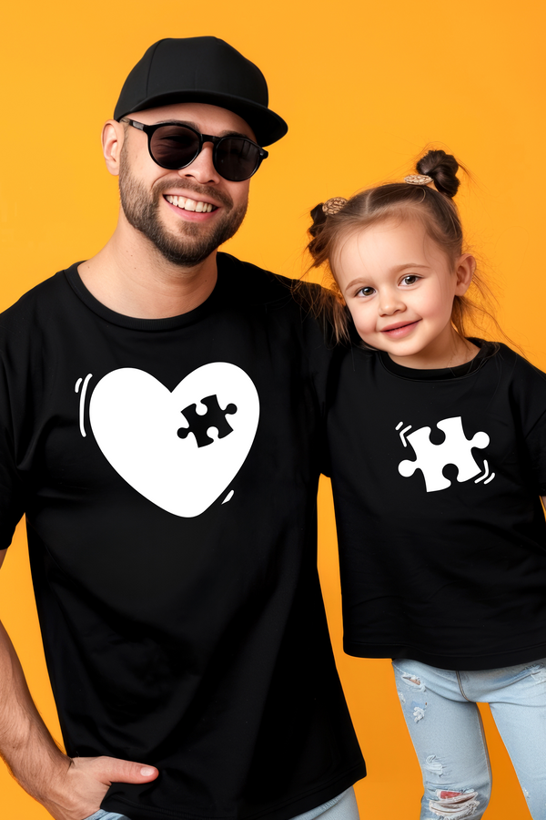Papa/Mini Partnerlook Herz💕