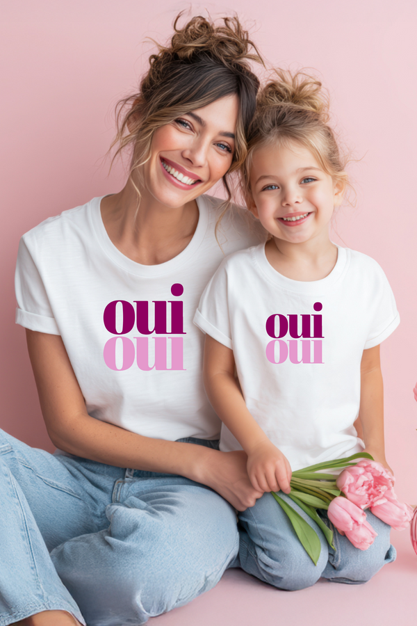 Mom/Mini Partnerlook OUI (Pink)💕