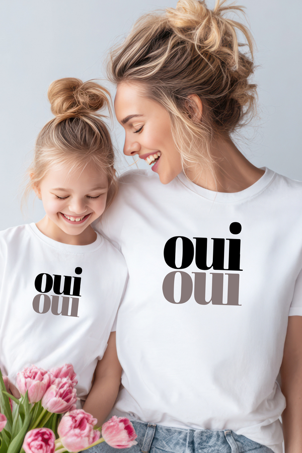 Mom/Mini Partnerlook OUI (schwarz)💕