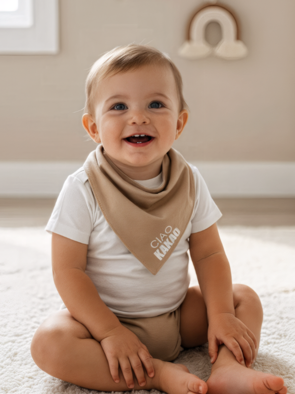 2-teiliges Set, Wendehalstuch "Ciao Kakao"